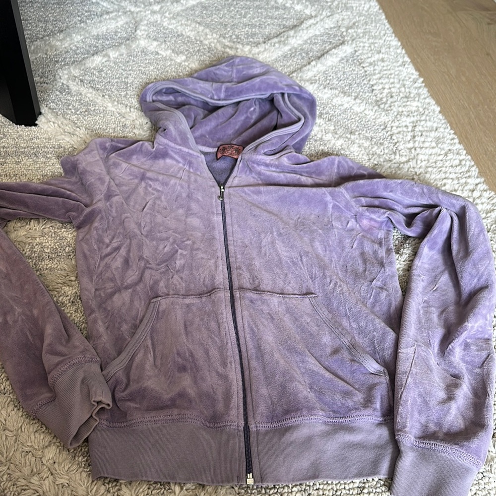 Juicy Couture Lilac Velour zip up